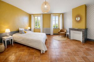 Chambre d’hôtes avec lits jumeaux ou king size en Lomagne à la ferme