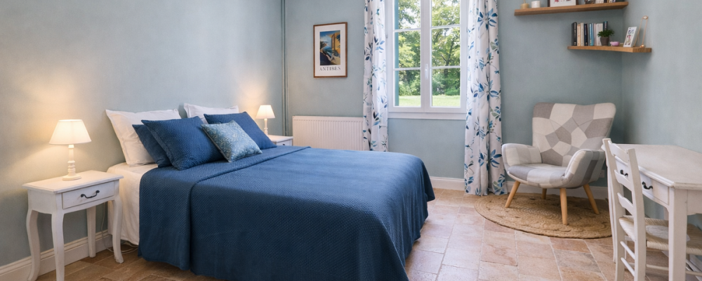 Chambre d’hôtes lumineuse à la ferme en Lomagne dans le Sud-Ouest